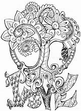 Coloring Tree Pages Celtic Deviantart Color Printable Tattoo Search Zentangle Google Adult Flower Book Books Colouring Sheets Print Mandala Adults sketch template