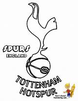Coloring Colouring Pages Sheets Tottenham Soccer Hotspurs Football Premier Printable Kids English League Logo Arsenal Team Teams Manchester United Hotspur sketch template