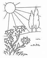 Coloring Pages April Spring Garden Flowers May Showers Bring Printable Sheets Cartoon Getdrawings Color Getcolorings Imgarcade sketch template