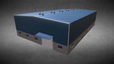 warehouse buy royalty   model  melvinx  sketchfab