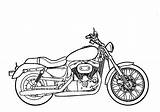 Harley Davidson Motorcycle Coloring Clipart Drawing Logo Cartoon Pages Clip Sportster Simple Colour Cliparts Motorcycles Wallpaper Beautiful Gif Clipartix Printable sketch template