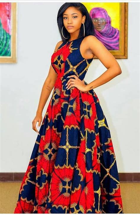 Dede African Maxi Dress Ankara Dress African Clothing Women Etsy