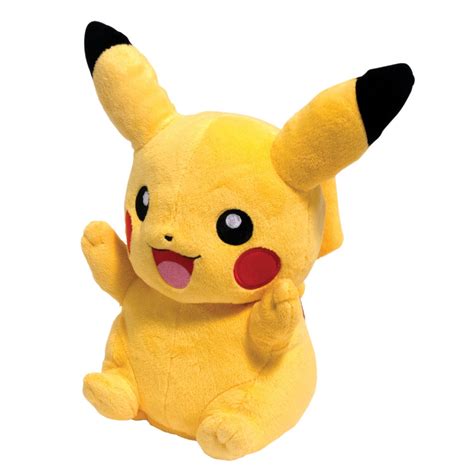 pokemon plush toys talking  poseable pikachu  toystop
