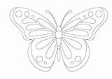 Butterfly Glass Stained Pattern Patterns Printable Butterflies Template Printablee Via sketch template