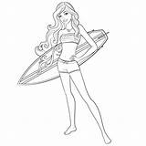 Surfboard sketch template