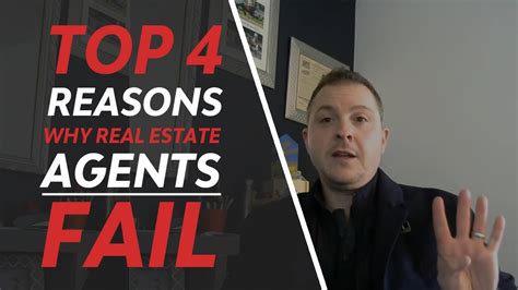 top 4 reasons why real estate agents fail youtube