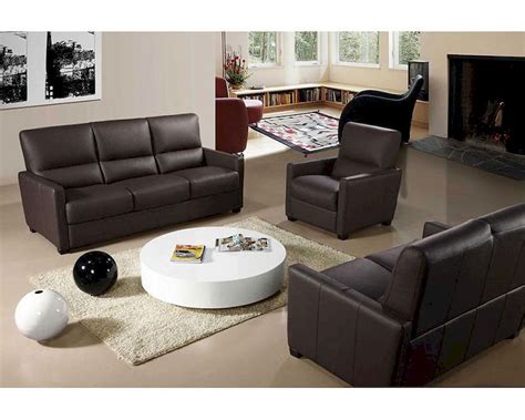 full italian leather  piece reclining sofa set