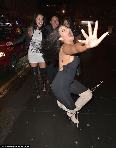 geordie shore s chloe ferry takes a tumble with pal marnie simpson in newcastle daily mail online