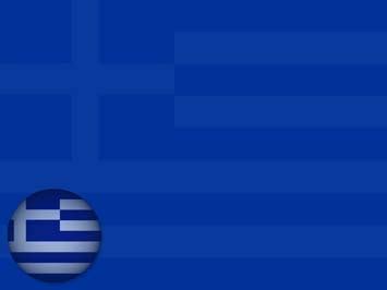 greece flag  powerpoint template