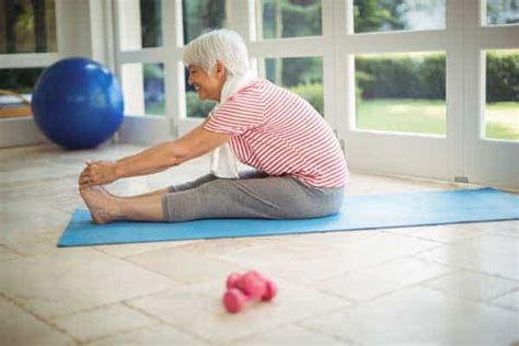 Elderly Flexibility Stretching Exercises For Seniors Exercise Poster