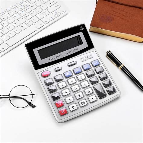 portable electronic calculator scientific anti skid officemarket calculate tool accounting