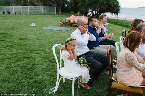australian wedding guests cover ears in protest against same sex marriage daily mail online