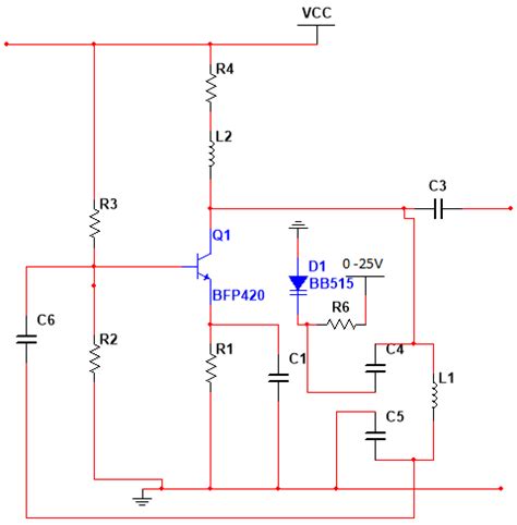 schematic   designed vco  scientific diagram