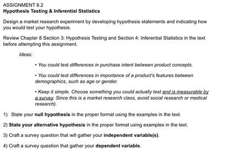marketing research hypothesis examples  hypothesis testing marketing