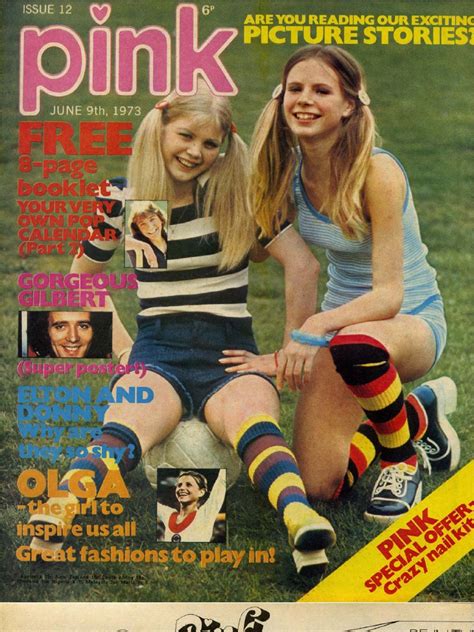 pink vintage teenage magazine issue  june