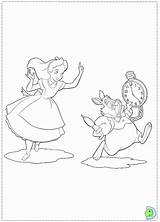 Alice Coloring Wonderland Pages Lapin Blanc Dinokids Merveilles Pays Des Dessin Et Disney Le Comments Coloriage Library Clipart Close sketch template