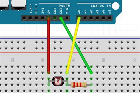 pairing  light dependent resistor ldr   arduino uno circuit basics