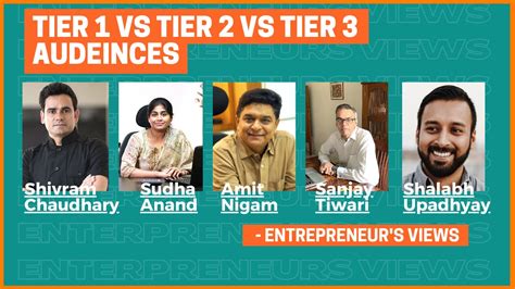 entrepreneurs  difference  tier  tier   tier  audiences