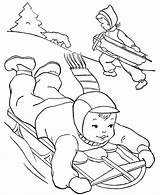 Sleigh Coloring Pages sketch template