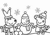 Pig Peppa Coloring Pages Print Printable Size Holidays sketch template