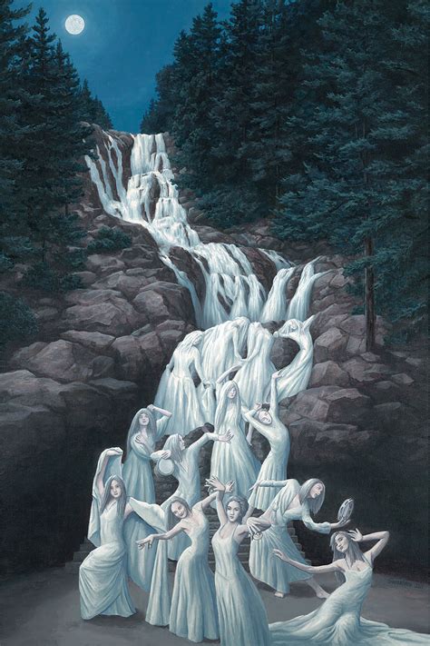 mind twisting optical illusion paintings  rob gonsalves architecture design