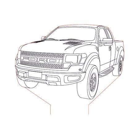 raptor truck coloring pages dejanato