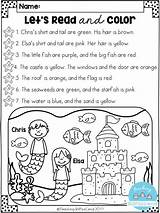 Comprehension Reading Activities Kindergarten Listening Read Color Pages Worksheets Skills Summer Teaching Teacherspayteachers Cute Grade Coloring These First 1st Preschool sketch template