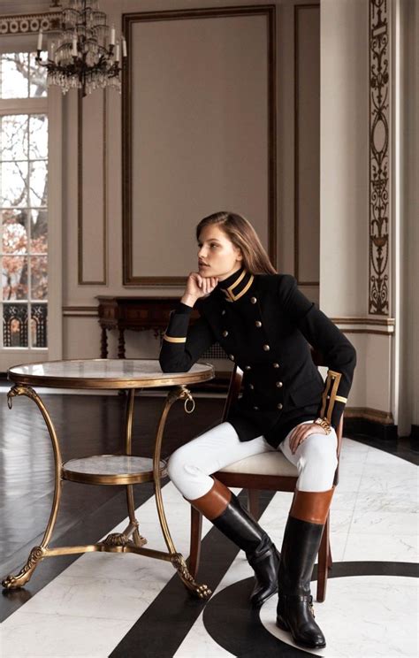 an outfit from ralph lauren s iconic style collection