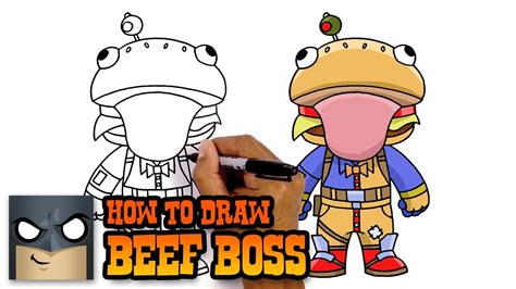 draw fortnite beef boss youtube