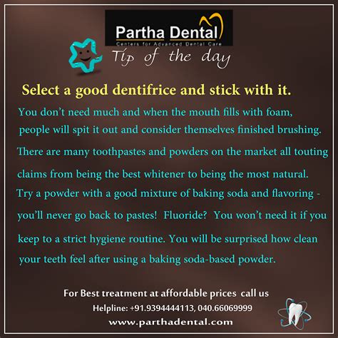 partha dentals tip   day tip   day dental toothpaste
