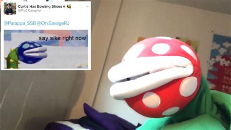 piranha plant reads your tweets youtube