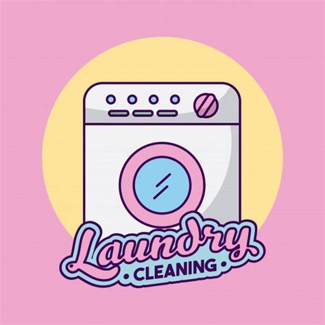 premium vector laundry cleaning delicate laundry logo laundry design vintage laundry sign