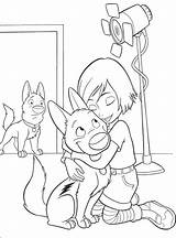 Coloring Pages Bolt Disney Printable Penny Getcolorings Kids Book sketch template