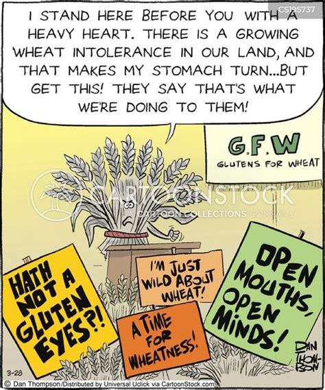 Wheat Intolerance Cartoons And Comics Funny Pictures From Cartoonstock
