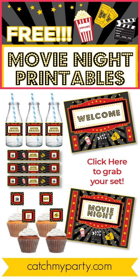 night party  printables