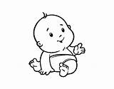 Curious Baby Coloring Coloringcrew sketch template