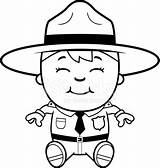 Park Ranger Sitting Child Premium Freeimages Stock Istock Getty sketch template