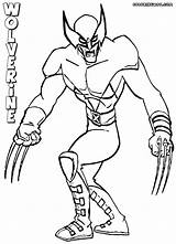 Wolverine Coloring Pages Hero Animal Colorings Marvel sketch template