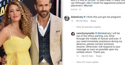 Blake Lively Joked She Was Pregnant And Ryan Reynolds Had A Hilarious