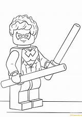 Lego Coloring Pages Nightwing Batman Super Heroes Printable Grayson Dick Online Kids Supercoloring Wolverine Color Print Powerful Hulk Colorear Ninjago sketch template