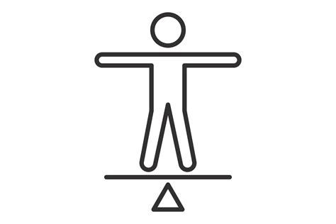 person balance icon illustrator graphics creative market