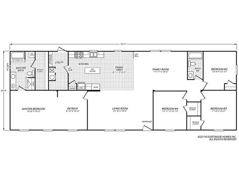 fleetwood mobile home floor plans plougonvercom