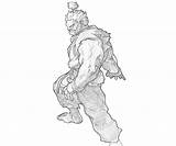 Abilities Akuma Capcom Marvel Vs sketch template