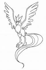 Articuno sketch template