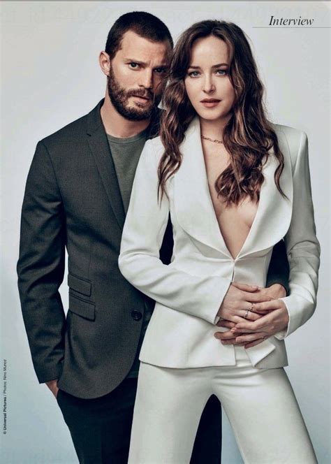 outtake of dakota and jamie from the fiftyshadesfreed promo shoot