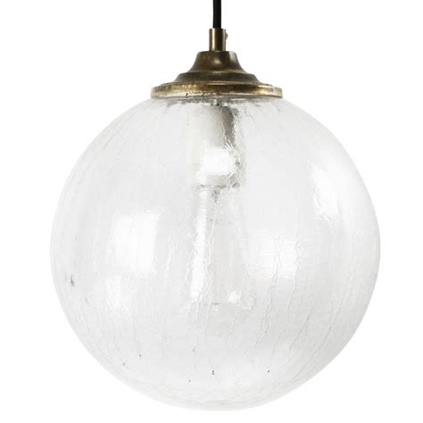 clear glass globe vintage european brass top pendant lights for sale at