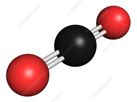 carbon dioxide molecule stock image f010 6769 science photo library