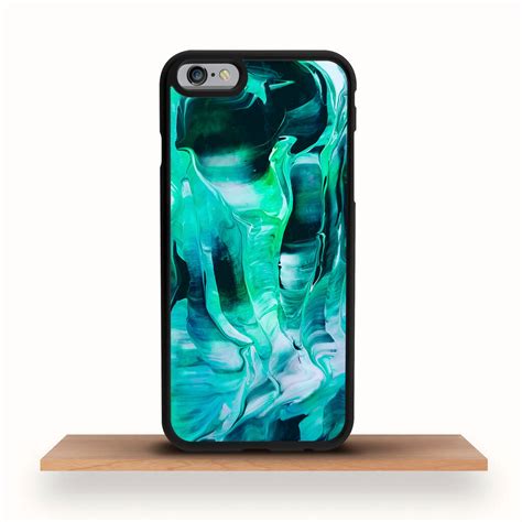 phone case green marble glass  crank notonthehighstreetcom