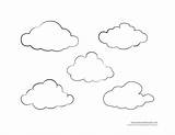 Clouds Cloud Coloring Templates Pages Cirrus Kids Preschool Weather Drawing Template Printables Children Craft Rain Sheet Sketch Timvandevall Popular sketch template