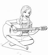 Barbie Guitar Plays Pages2color Coloring Pages Cookie Copyright sketch template